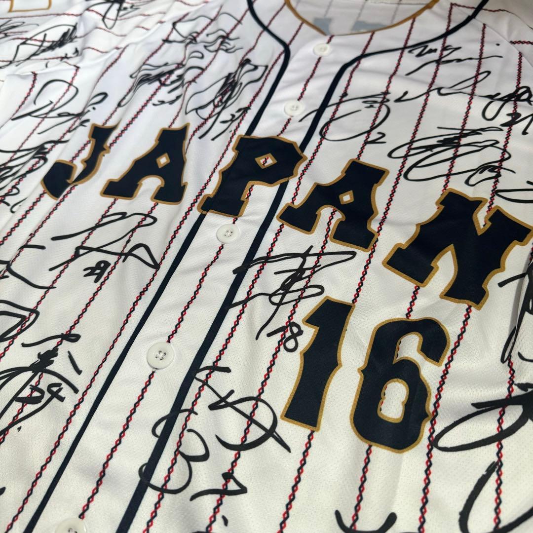 非売品　大谷翔平　2023WBC MVP サインプリント日本代表ユニフォーム