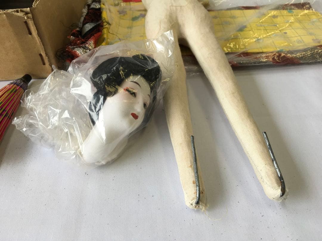 東京高等人形学院 日本人形作成キット　6体セット