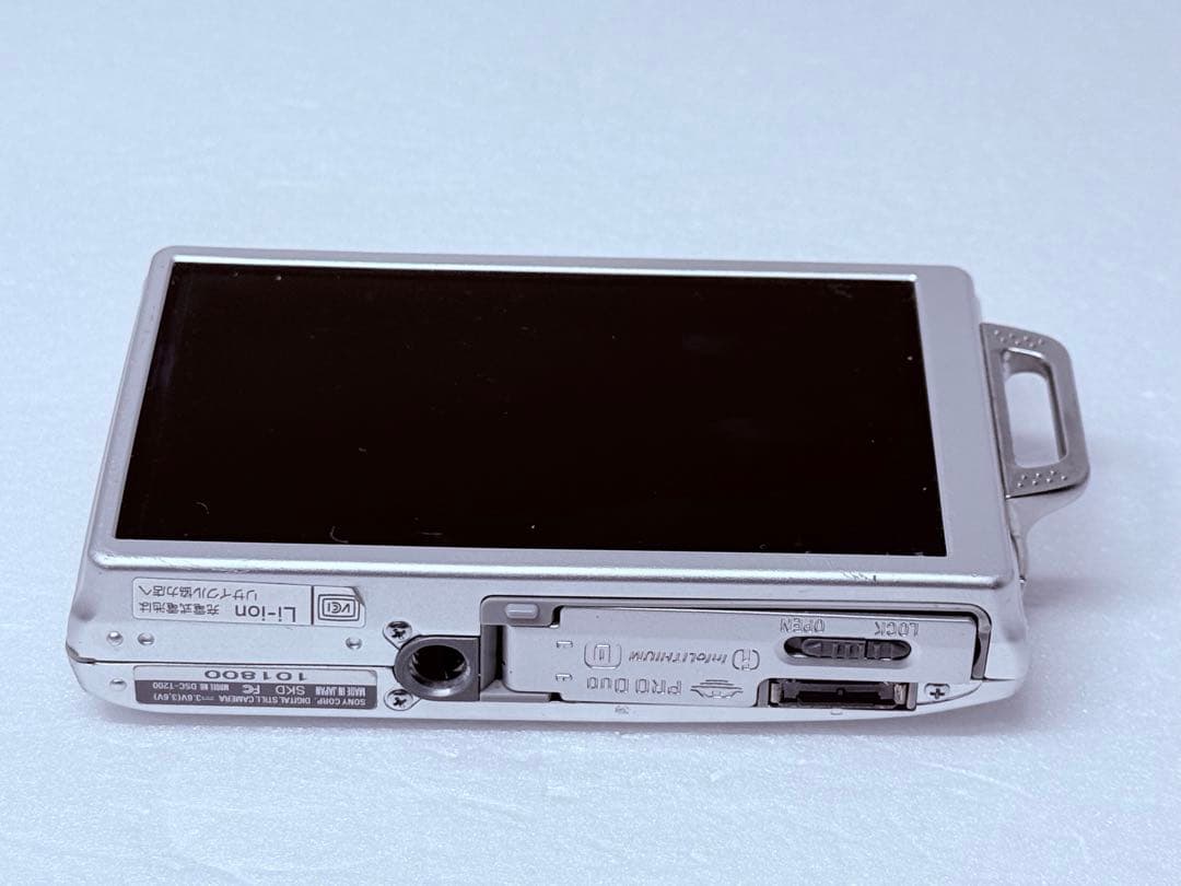 SONY DSC-T200 シルバー 動作確認済 コンデジ レトロ エモい