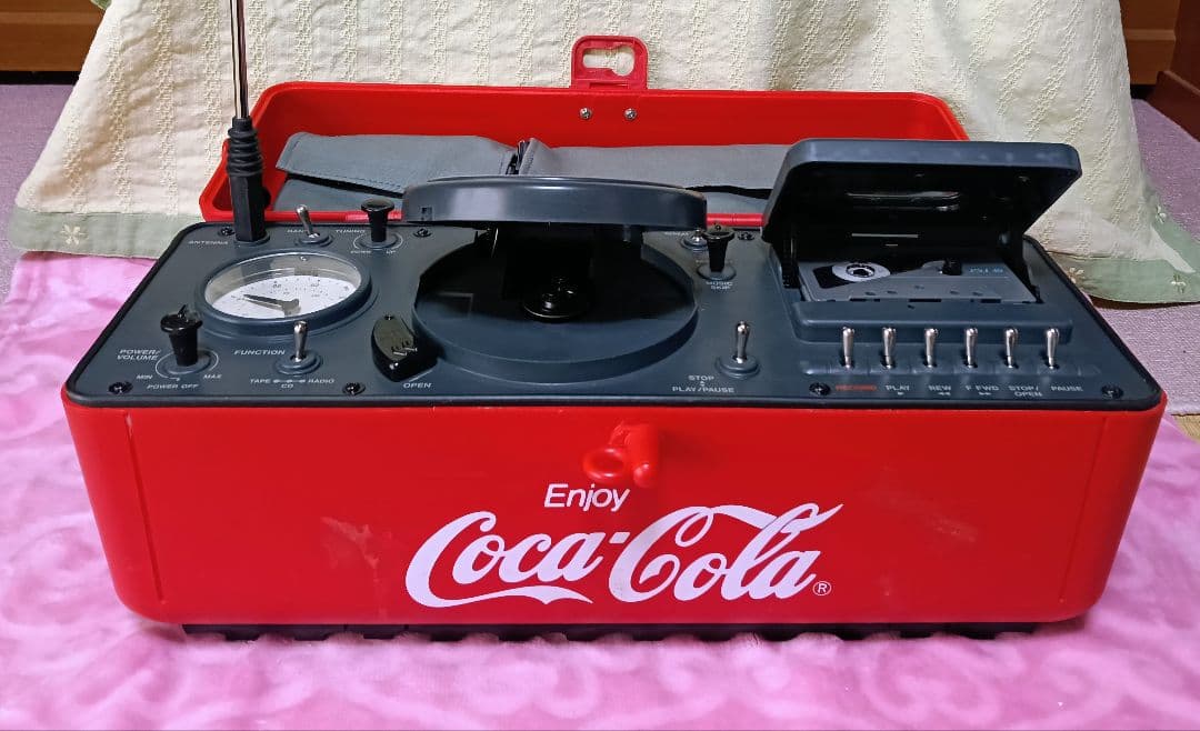 コカ・コーラ社　非売品 CDラジカセ