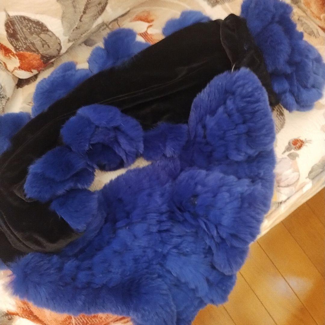 kaokao アレクサンドルドゥパリ 薔薇バレッタ＆高級レッキス薔薇ファー