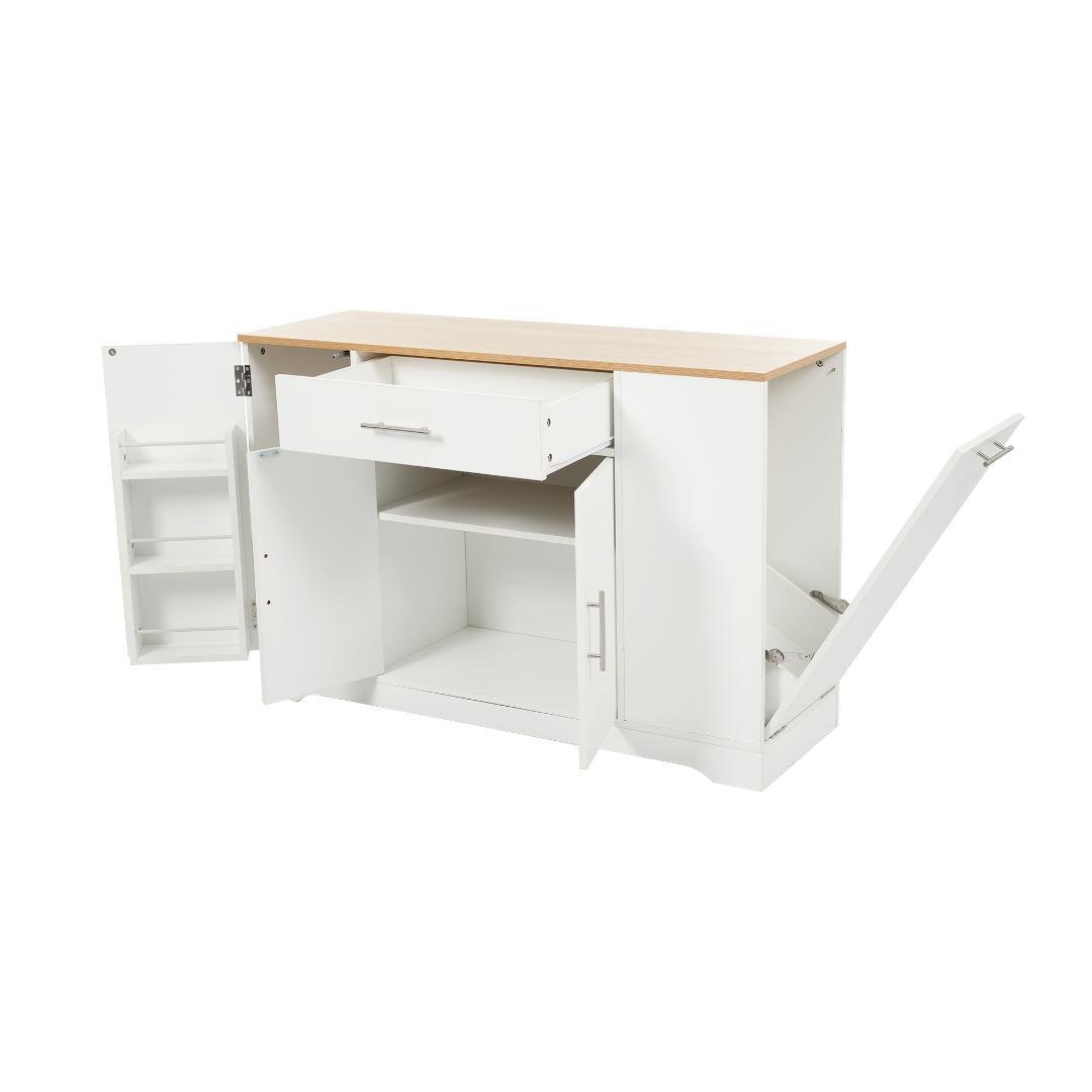 35%OFF限定価格！キッチンラック　省スペース　NATURAL＋WHITE