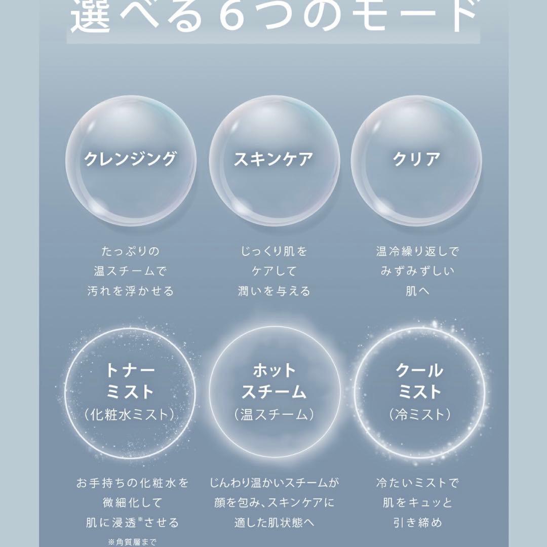 ボディ・フェイスケア SALONIA PURE BRIGHT STEAMER