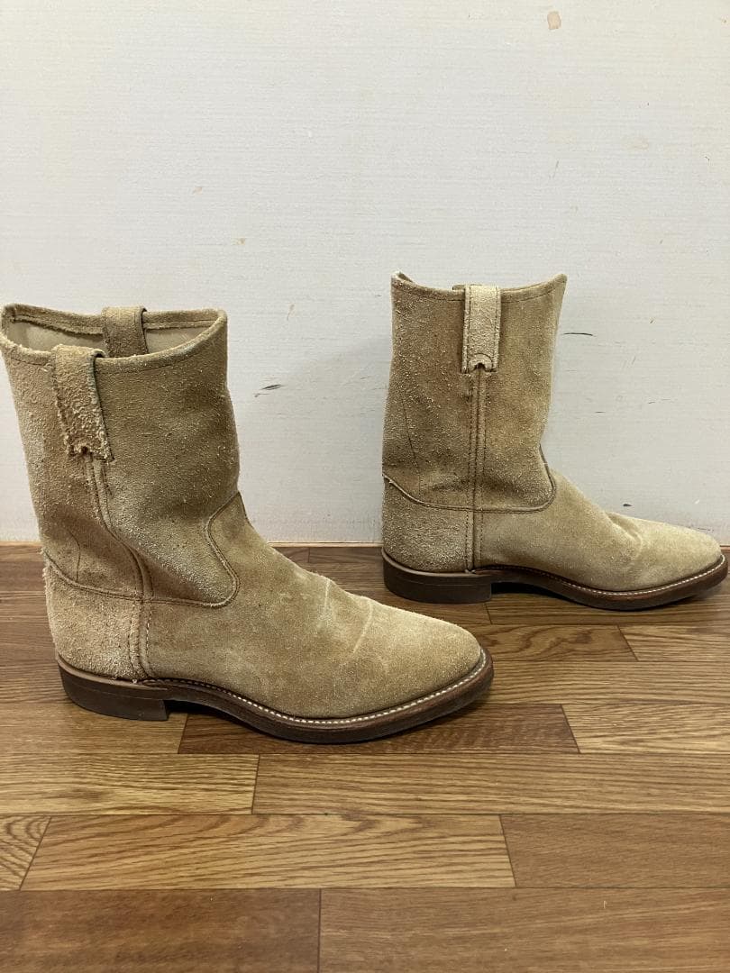 Chippewaチペワ ペコスブーツ スエード ベージュUS8