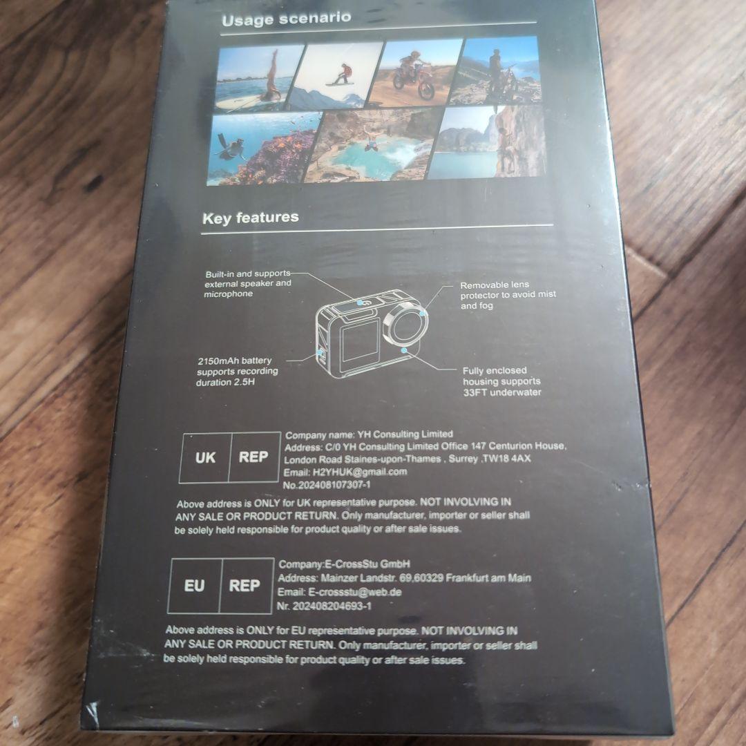 【新品/未使用品】Hiicam speed60 防水 アクションカメラ 4K