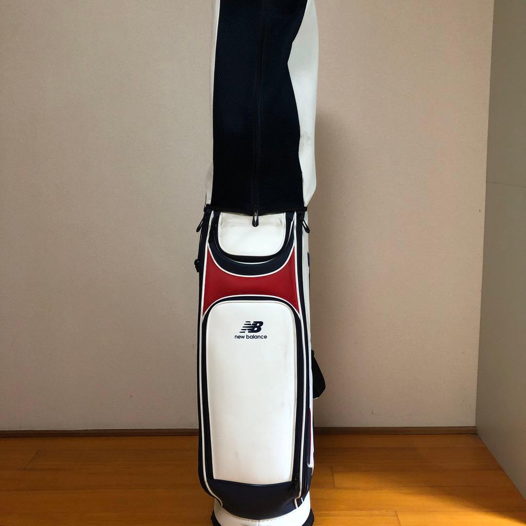 ニューバランス new balance キャディバッグ ホワイト フード付き