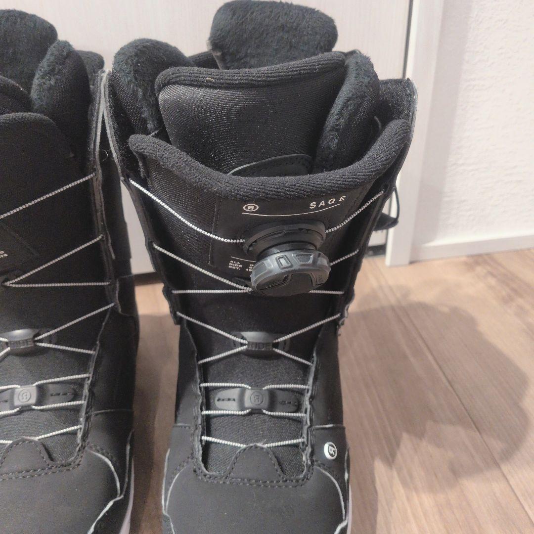 美品 RIDE SAGE 23.5cm 　スノーブーツ 23-24モデル