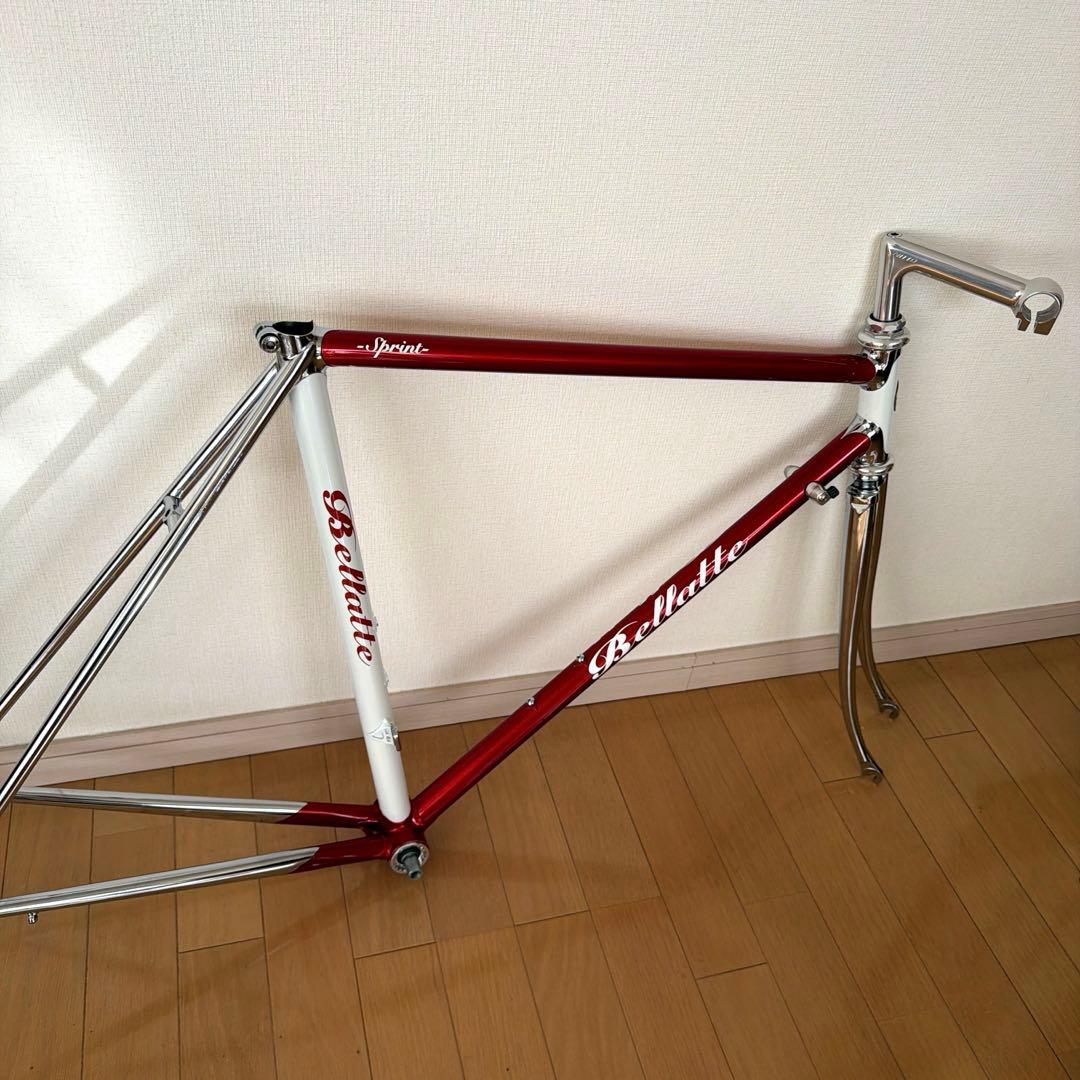 ト*ス様 Bellatte ベラーテ クロモリフレームセット　ステム、BB付き