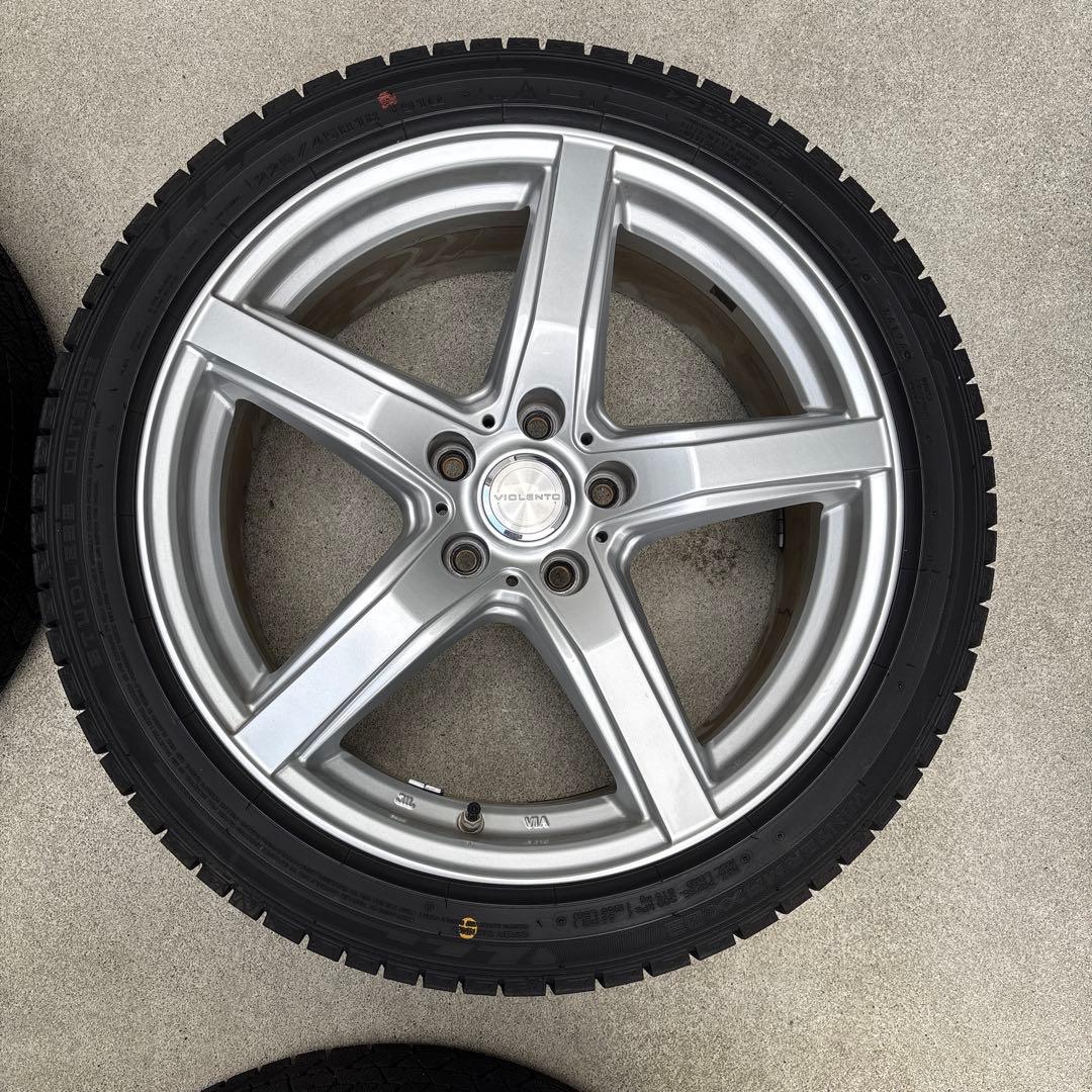 225/45R18 ダンロップ　スタッドレス&アルミセット