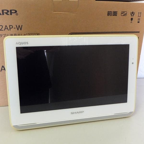 SHARP AQUOS 12インチ ポータブル液晶テレビ 2T-C12AP-W