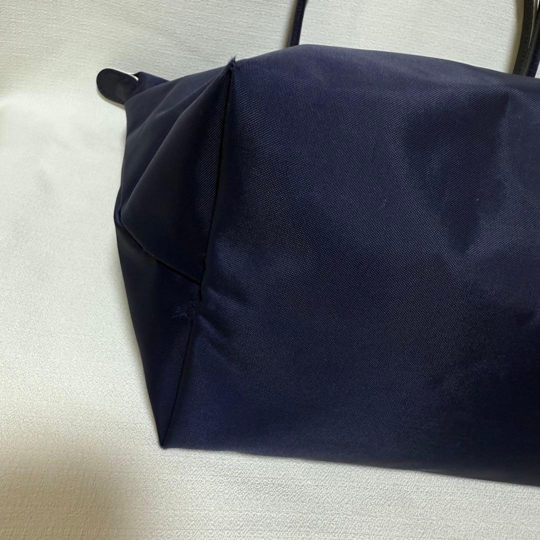 ロンシャン　建国記念限定　 折り畳みトートナイロンバッグ　ネイビー　トレパリ