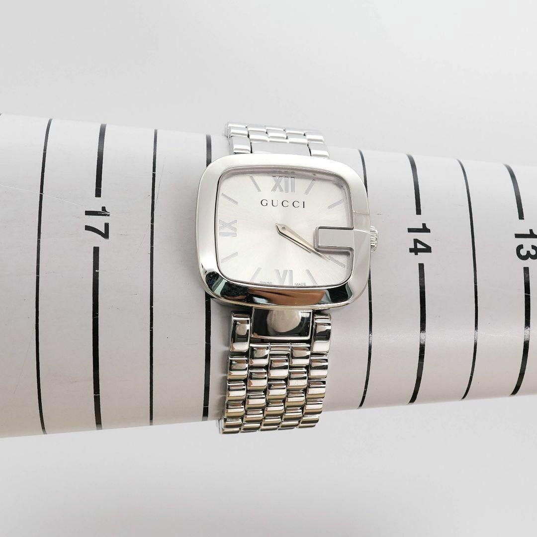 稼働 GUCCI 腕時計 125.4 美品 Gベゼル 外箱 新品電池 1598