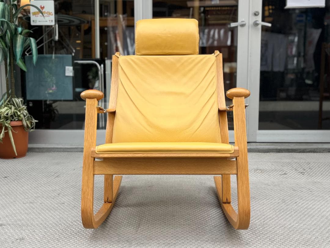 現行モデル☆CONDEHOUSE／カンディーハウス／ソリ／ロッキングチェア／本革