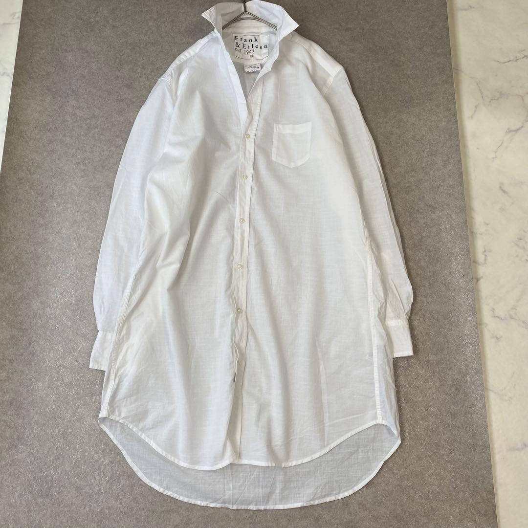 【美品】Frank&Eileenフランクアンドアイリーン　シャツワンピース　白