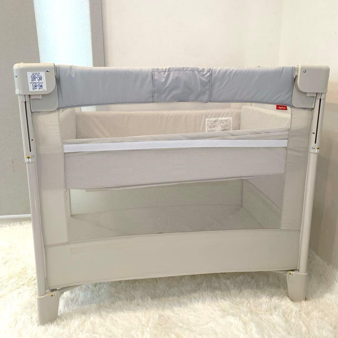 ✨未使用級✨アップリカ ココネルエアー AB ベビーベッド 折りたたみ 収納