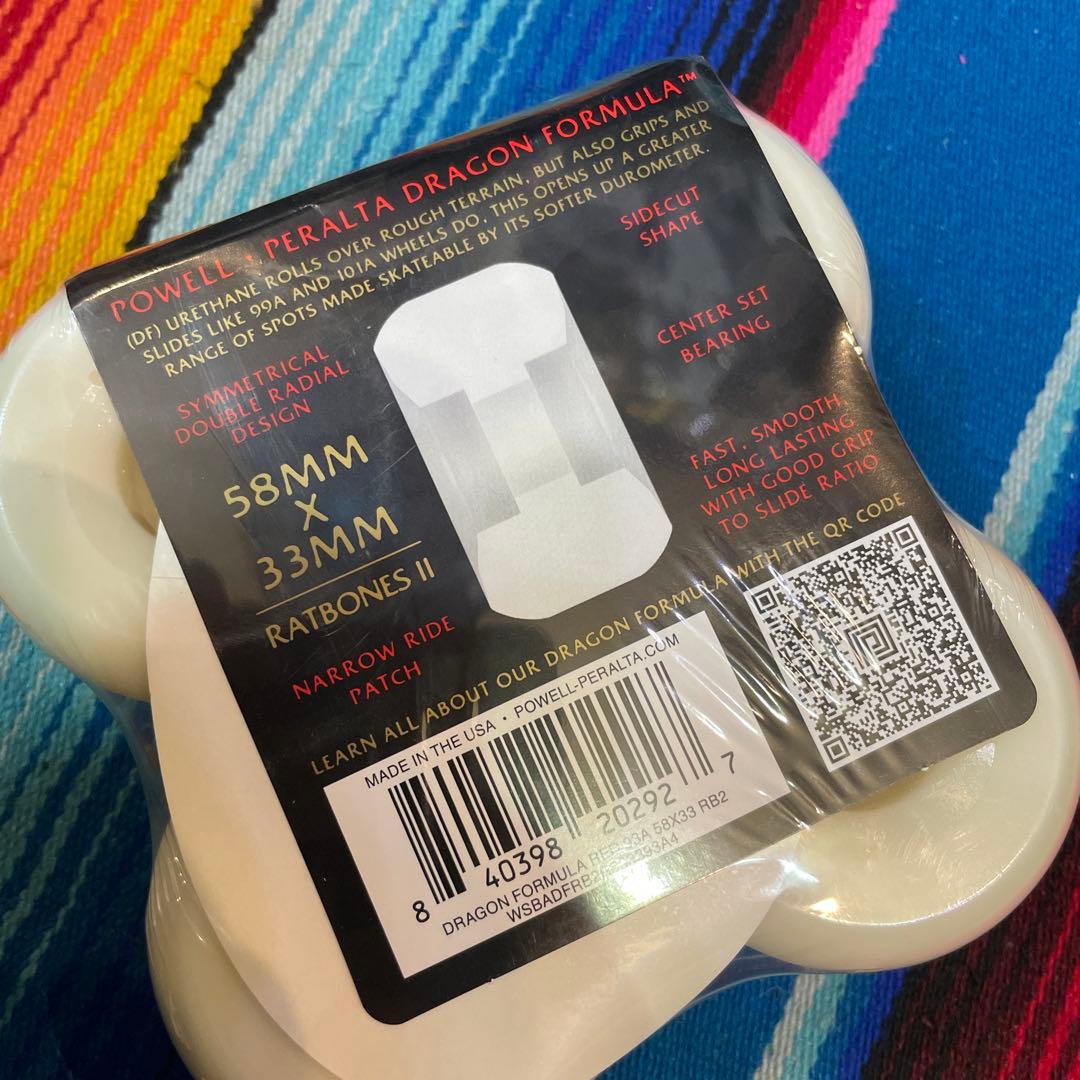 パウエル　Powell Peralta Ratbones II 58mm 93A