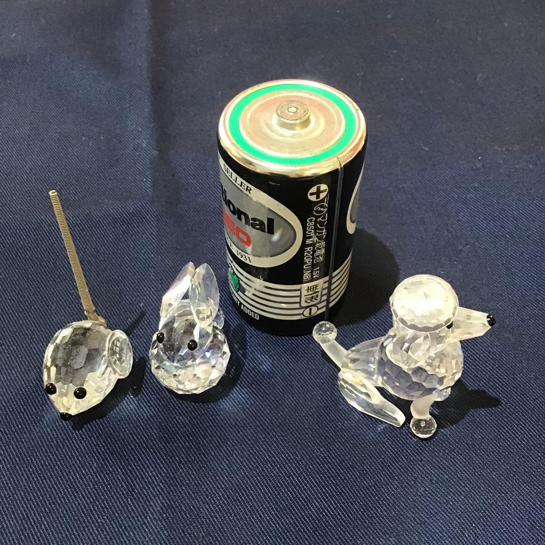 4121699 ガラス細工 スワロフスキー まとめて ヤングバレリーナ フクロウ