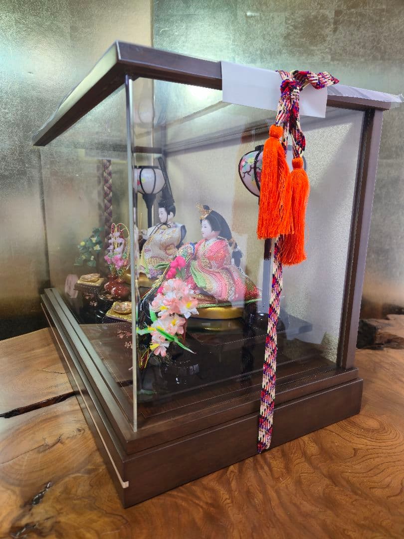 【一点限り】雛人形 ケース飾り　K48