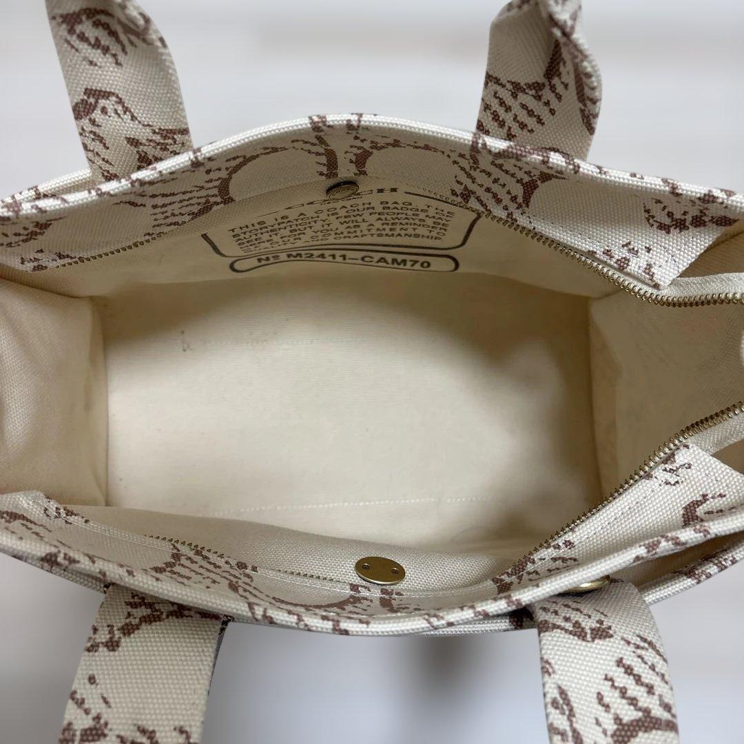 極美品❤️COACH ショルダーバッグ トート2way キャンバス シグネチャー