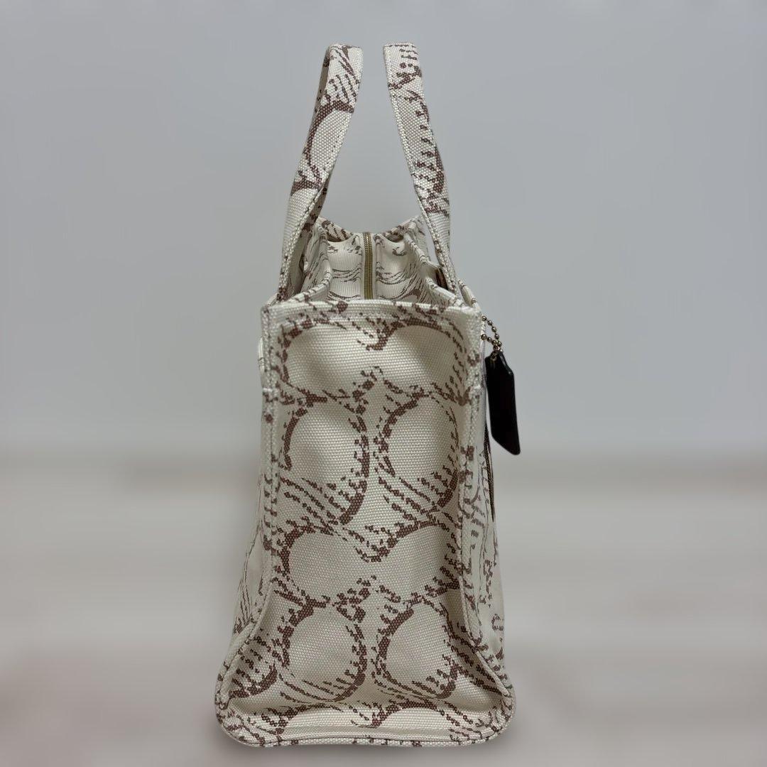 極美品❤️COACH ショルダーバッグ トート2way キャンバス シグネチャー