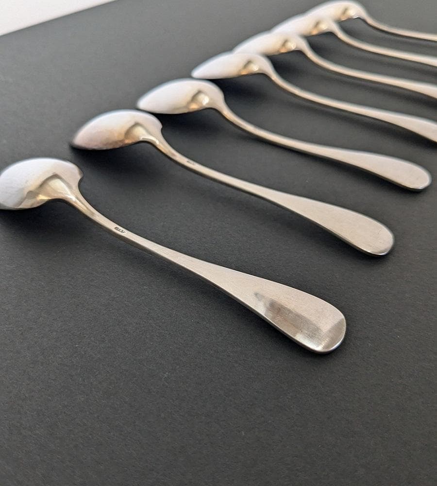 【値下げしました】フランス　SFAM社　シルバーティースプーン　7本セット