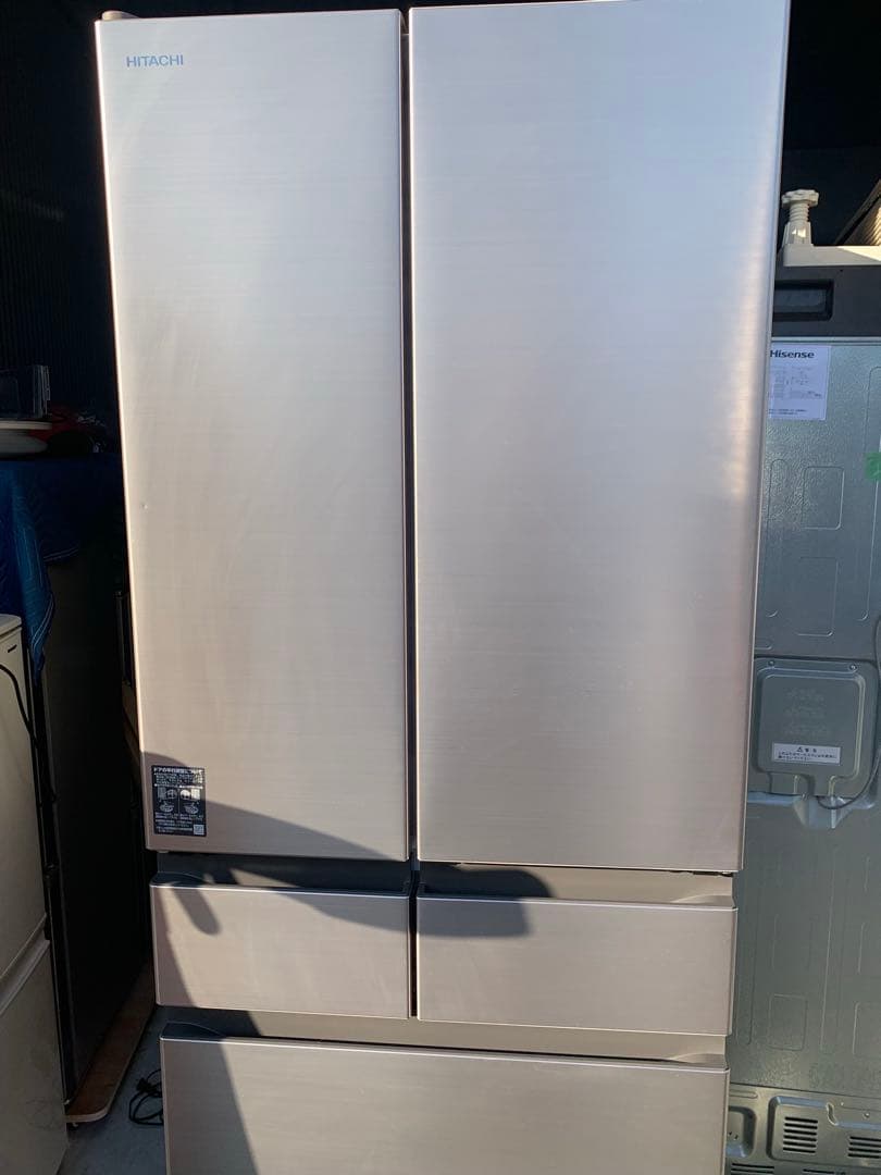 日立 R-HW49S-N 485L2022年製フレンチドア　美品