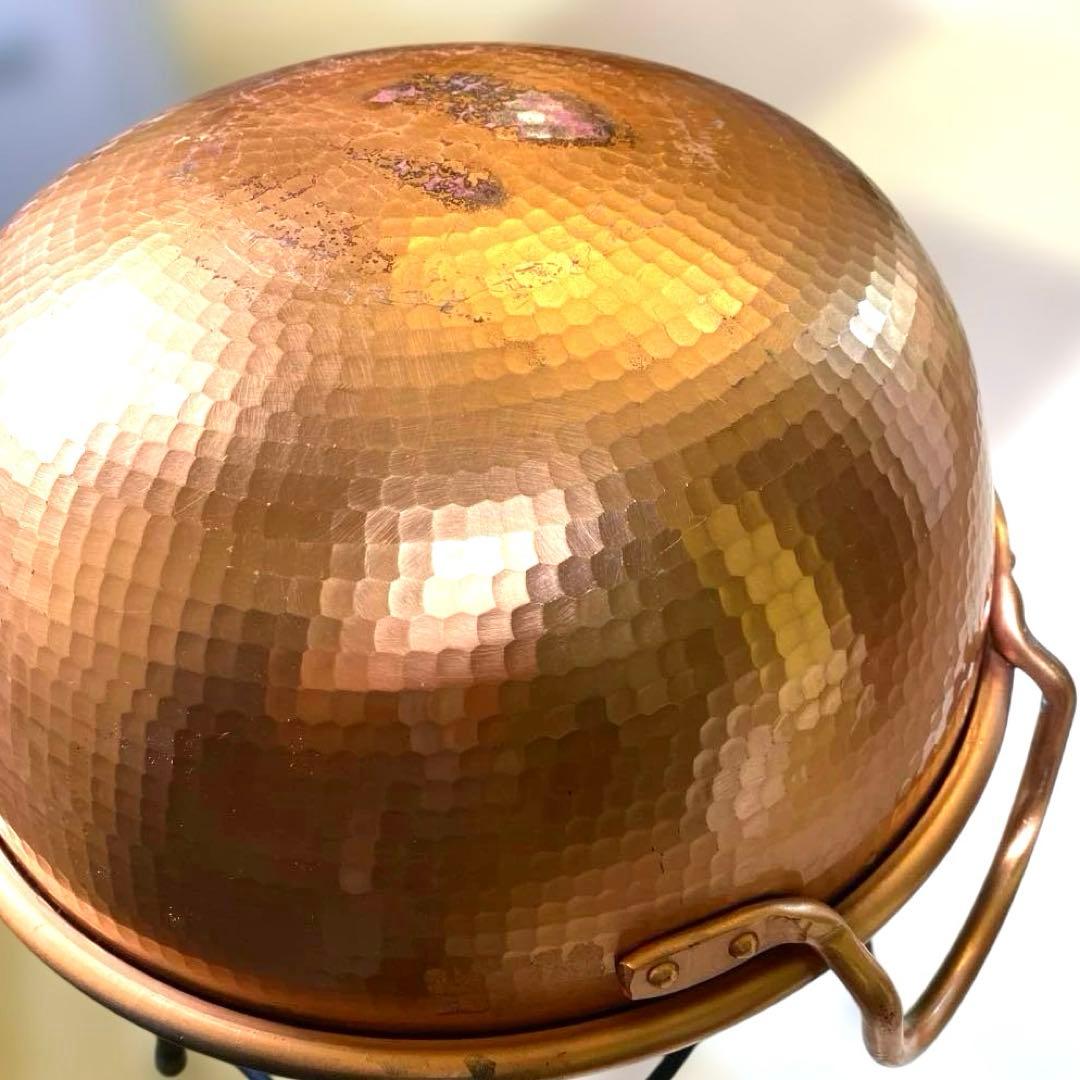 今だけ！ 期間限定！ さわり鍋 銅鍋 打出し カスタードクリーム あんこ ボウル