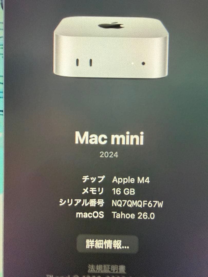 Apple Mac mini M4 キーボード付き　各種ケースあり