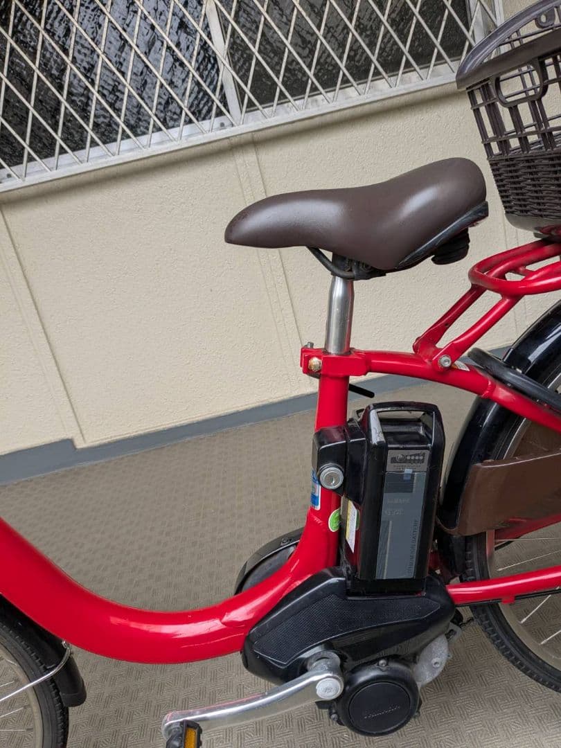 PAS with 赤 電動アシスト自転車 24インチ バッテリー状態良好