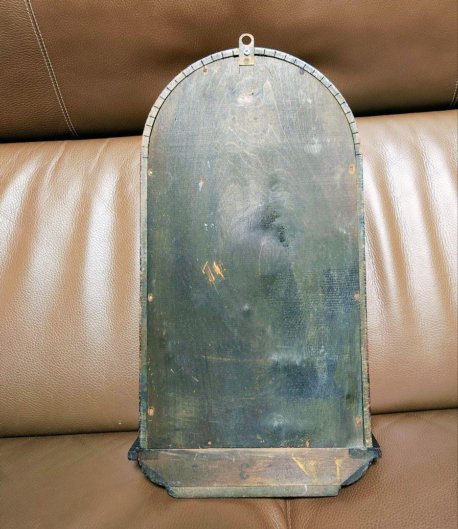 〈完動・美品〉精工舎　彫装飾Ｒ形ゼンマイ振り子掛け時計