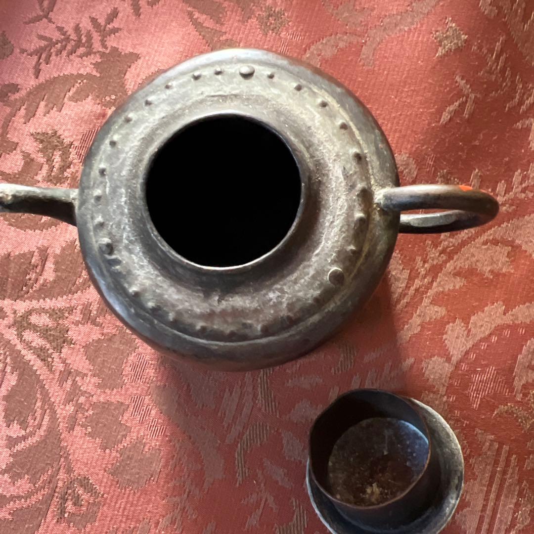 信水造　銅水滴　幅9.0×奥行6.0×高さ5.8cm