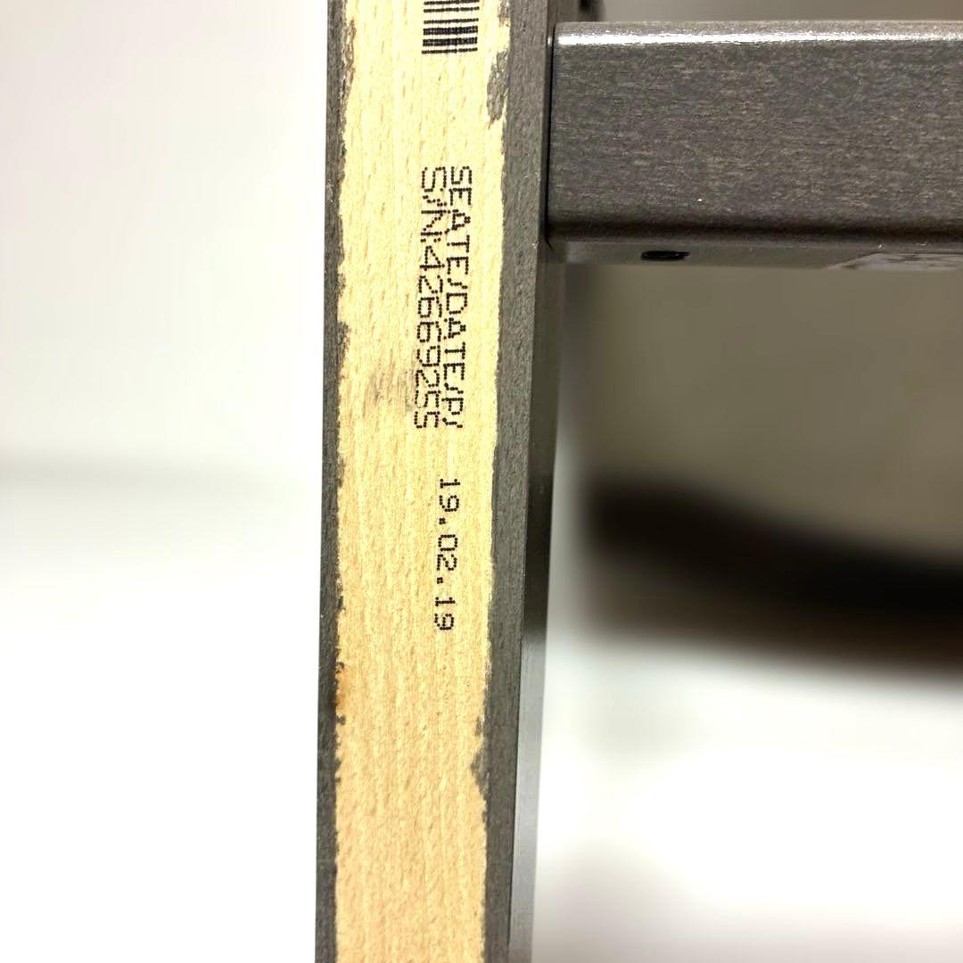 美品　ストッケ　トリップトラップ　ヘイジーグレー　ベビーセット&トレイ付　No4