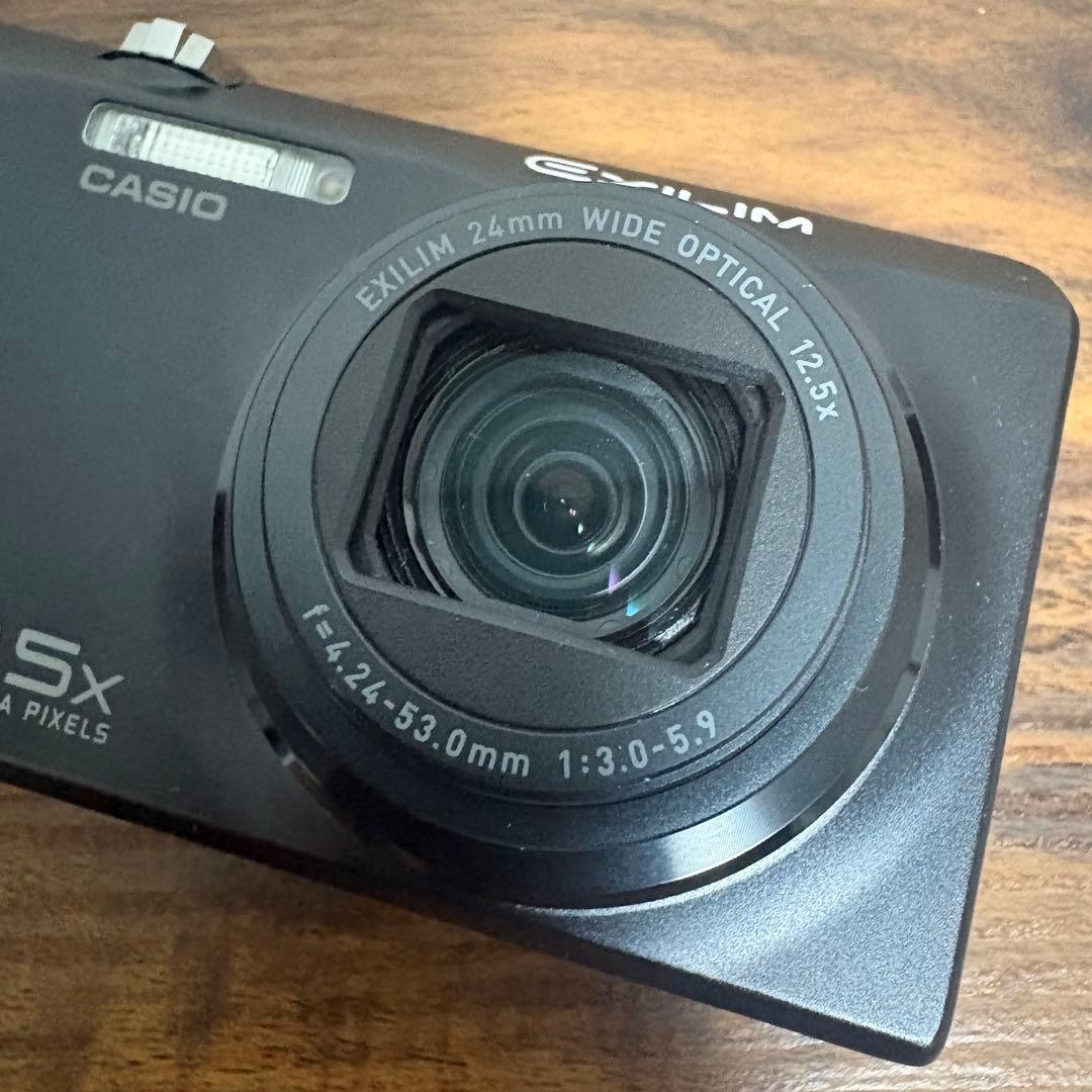 【ピンクの猫】CASIO EXILIM EX-H30 コンデジ ブラック