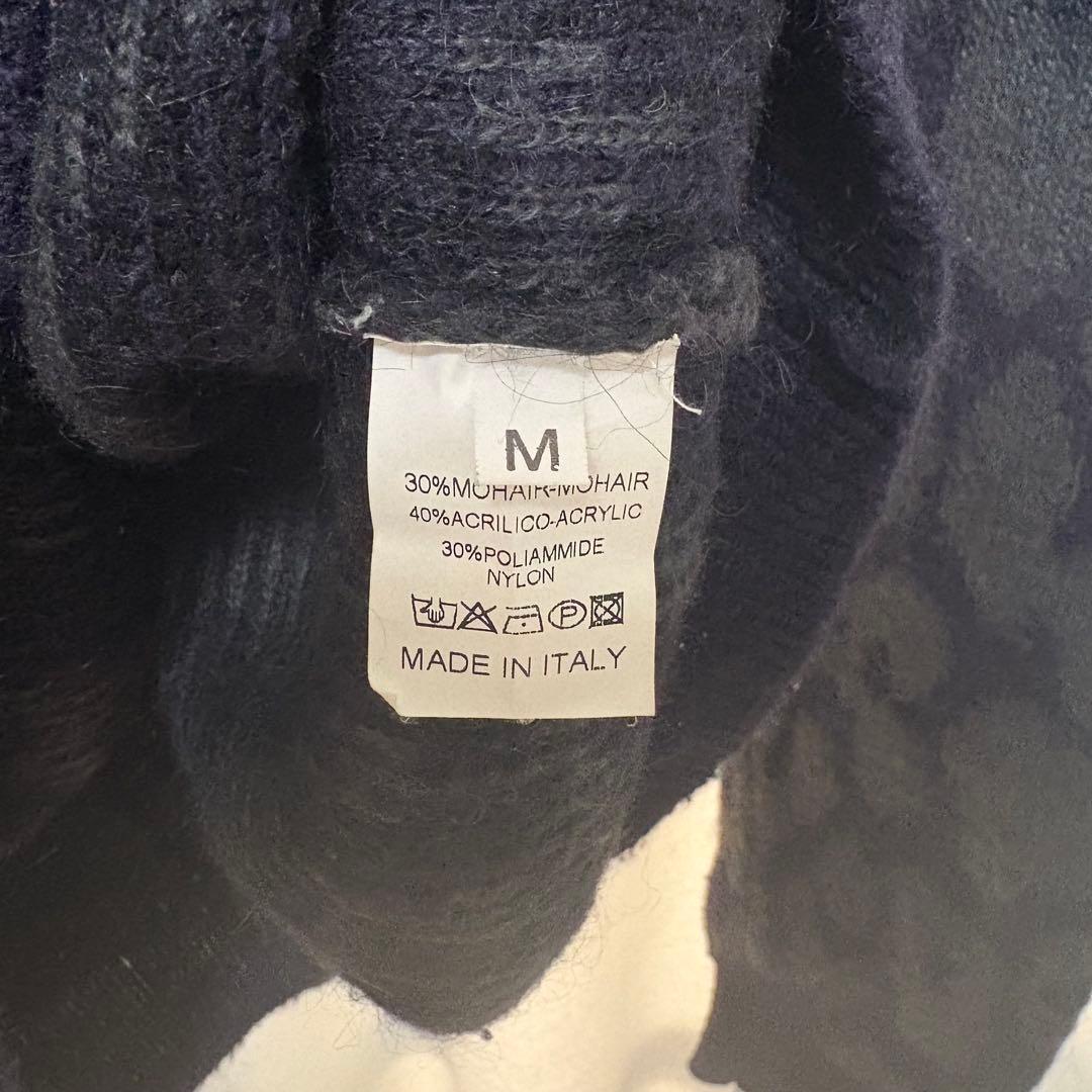 RAF SIMONS Archive レオパード モヘア ニット