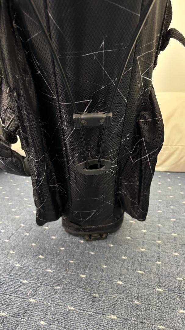 Oakley キャディバッグ 黒 スタンド付き