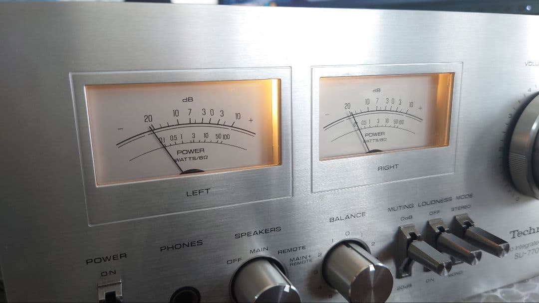 Technics　SU-7700Ⅱ　プリメインアンプ　松下電器産業　ジャンク扱い