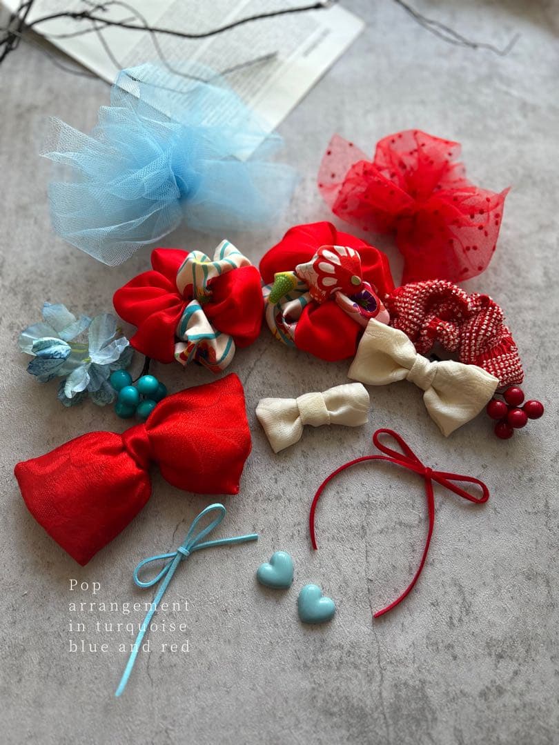 七五三　七五三髪飾り　ヘッドドレス　着物髪飾り　リメイク髪飾り　048