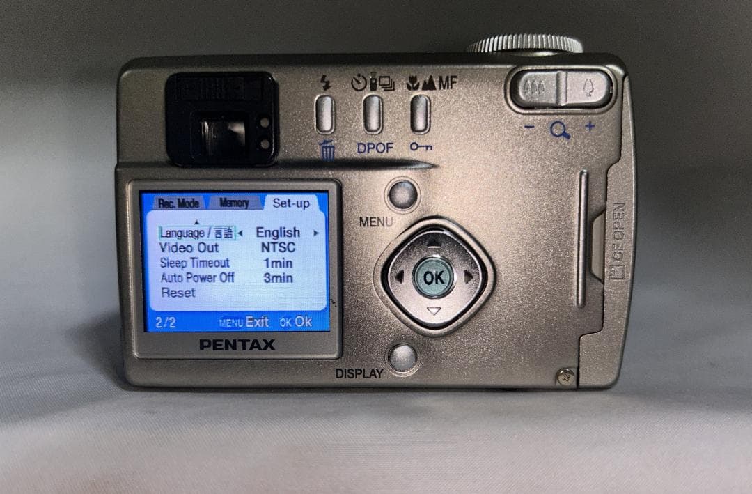 【極上美品】PENTAX Optio 330 動作確認済 付属品新品