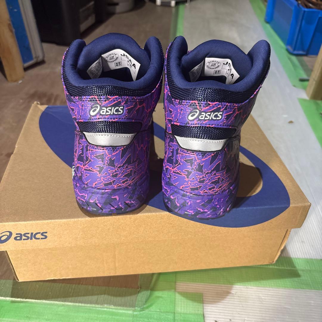 ASICS CREATSMAN 80A 安全靴 紫/青