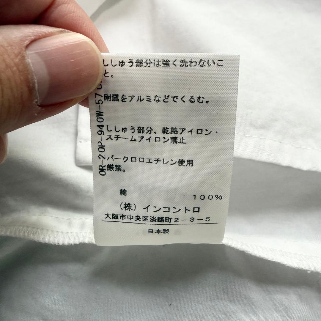 ヴィヴィアンウエストウッドレッドレーベル オーブ シャツ 1 ホワイト レッド