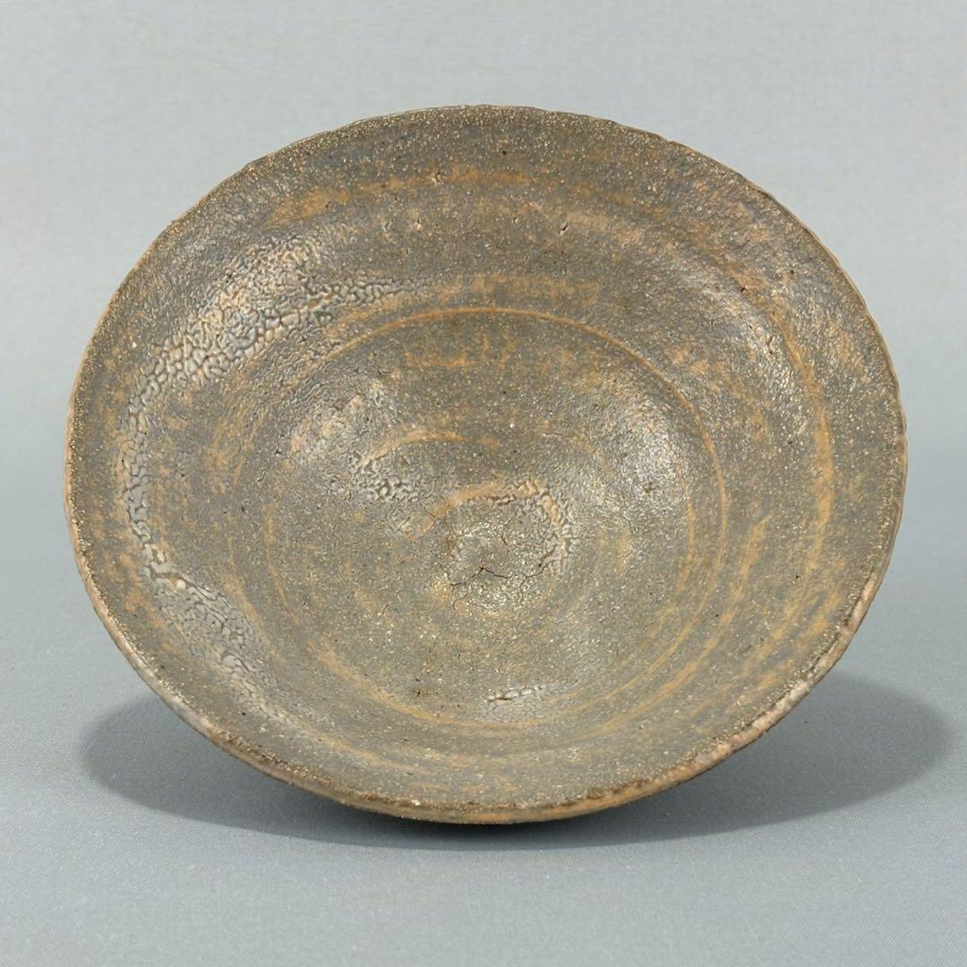 唐津焼　名工　西岡良弘　唐津　茶碗　箱無し　茶道具　煎茶　抹茶碗　父:西岡小十