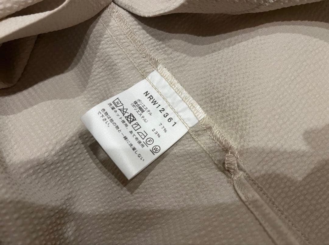 超美品　THE NORTH FACE ノースフェイス　シアサッカー　長袖　L