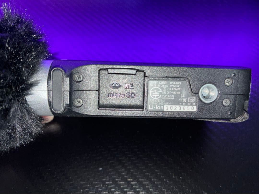 SONY HDR-MV1 Wi-Fi機能付きビデオカメラ