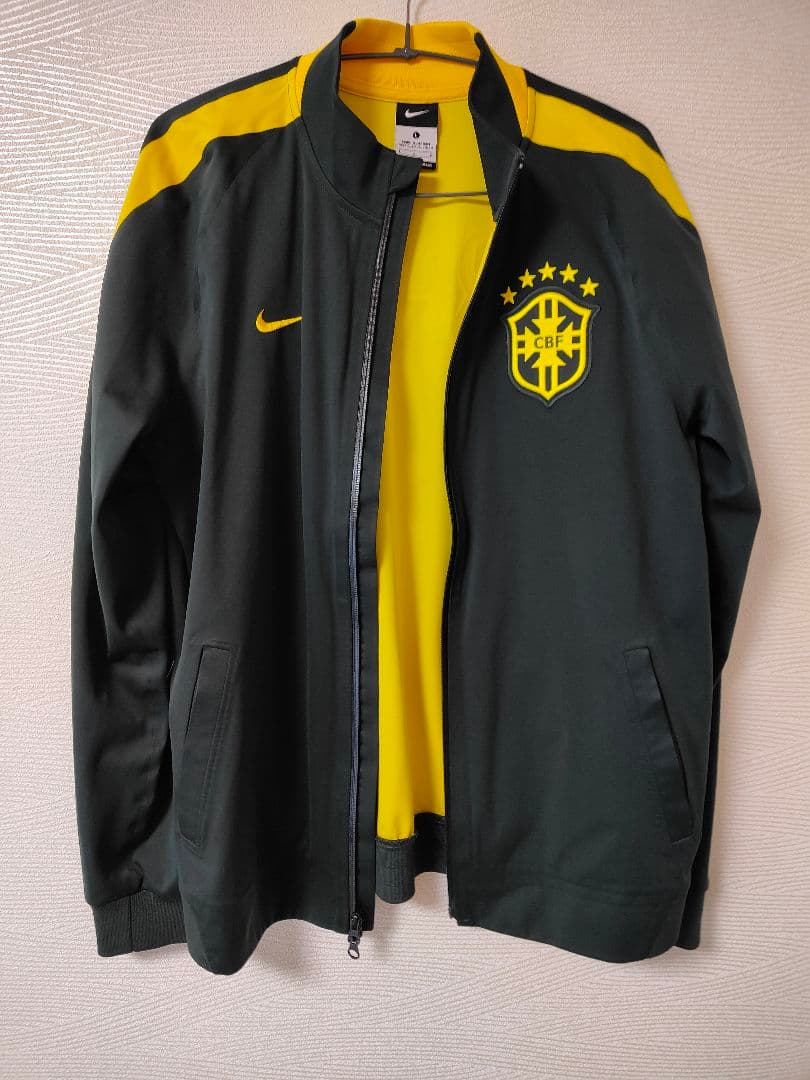 【美品】ナイキ Nike ブラジル代表 ジャージ Lサイズ