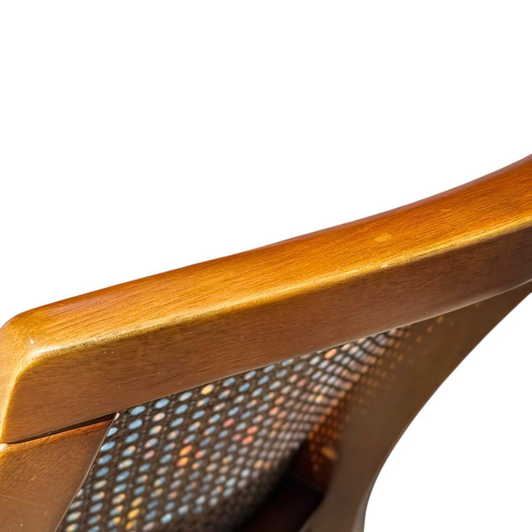 KZ031 【廃盤】三越ブルージュ　カントリーハウス　籐　1Pソファ　小花柄