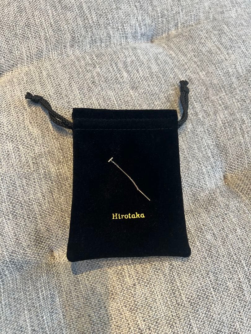 【hirotaka】ALL ABOUT BASICSトグルチェーン ピアス*片耳