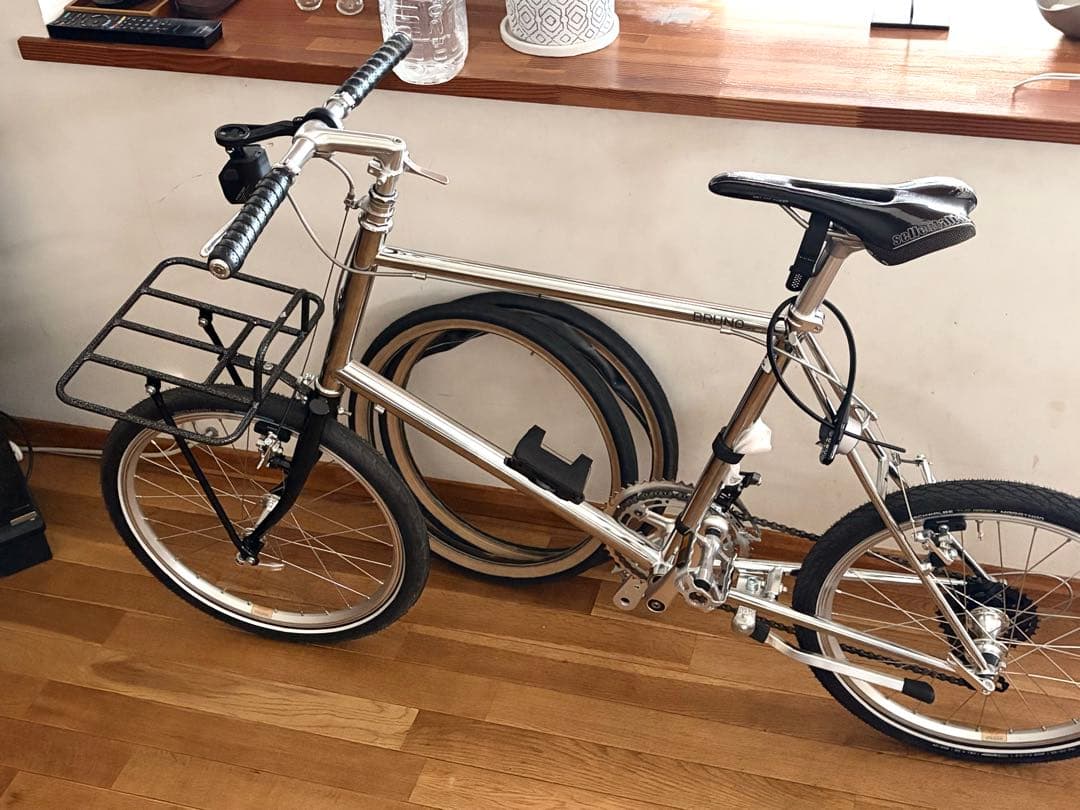 美品 BRUNO ミニベロ ロード クロムプレート 都内引渡し 460サイズ