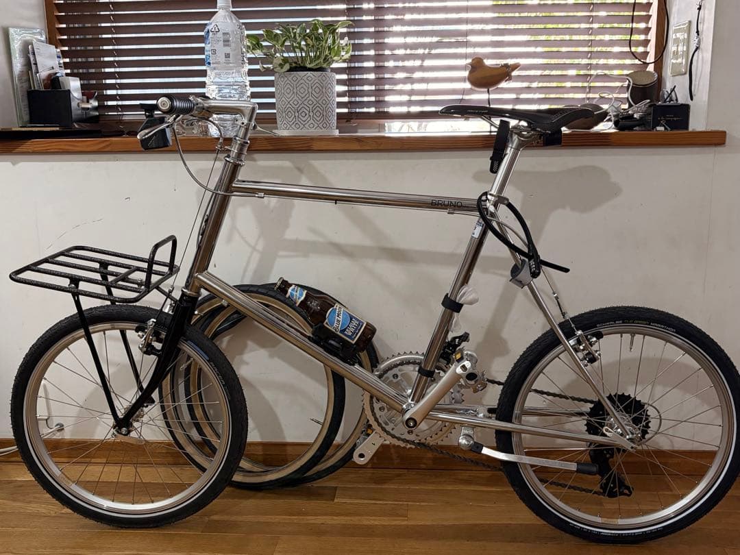 美品 BRUNO ミニベロ ロード クロムプレート 都内引渡し 460サイズ