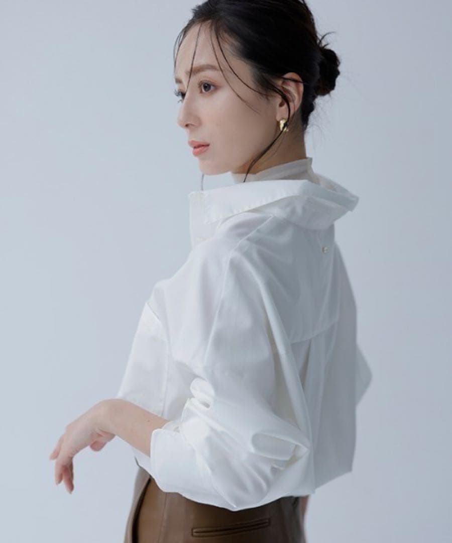 スタンダードシャツ ホワイト anuans アニュアンス