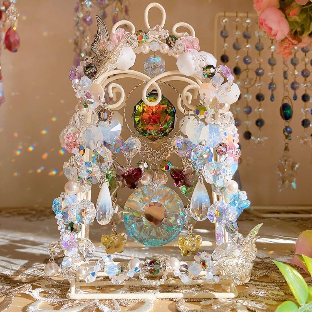 ☆かおmama☆様♡*.スワロフスキー♡スタンドサンキャッチャー♡3点&チャーム